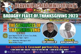 Badagry Feast of Thanksgiving 2023